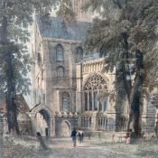 An early 19th century engraving titled 'St. Anselm's Chapel, Canterbury Cathedral' by James Duffield