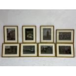 Willem Leonardus (Leendert) Bruckman (1866-1928), a set of eight prints after the original drawings,
