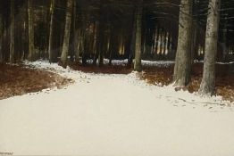 John Gardiner Crawford (b.1941), a contemporary watercolour titled 'Pathway' 1987, signed to the