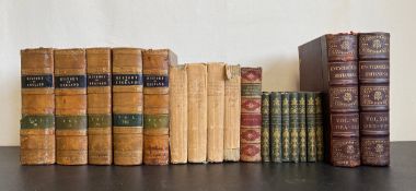 A mixed collection of 19th century books to include five Pictorial Edition volumes of 'The History