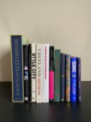A mixed collection of mostly signed fashion reference books to include 'Beyond Extravagance' and