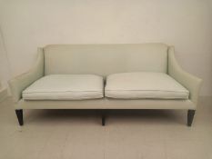 A contemporary Andrew Martin three seater sofa in the French 19th century style having a square back