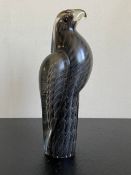 A mid-century hand blown studio or art glass eagle by the Marcolin Brothers for FM Konstglas