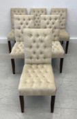 A suite of six dining chairs by luxury British furniture designer Davidson’s of London
