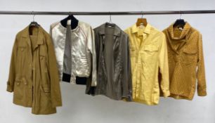 A mixed collection of vintage designer clothes to include Umbergto Ginocchietti, Saint Laurent,