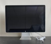 A contemporary Apple monitor. 49x58cm