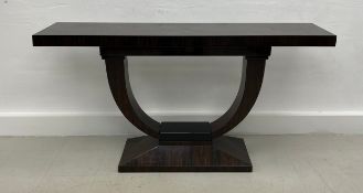 A console table by renowned British furniture designers Davidson’s of London. The long