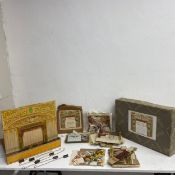 A vintage Pollock's original Victorian toy theatre to include sets of characters and scenes: Hamlet,
