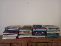 A mixed collection of art and other books to include De Kooning, Gaugin, Degas etc.