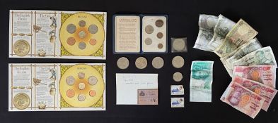Two Royal Mint cased 1987 Brilliant Uncirculated Coin Collection collections, a case of decimal