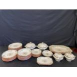 A late 19th century Copeland Spode Korea pattern dinner service to include twelve dinner plates