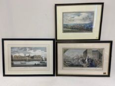 Three late 18th and early 19th century engravings of Greenwich interest by Boydell, Woodthorpe and J