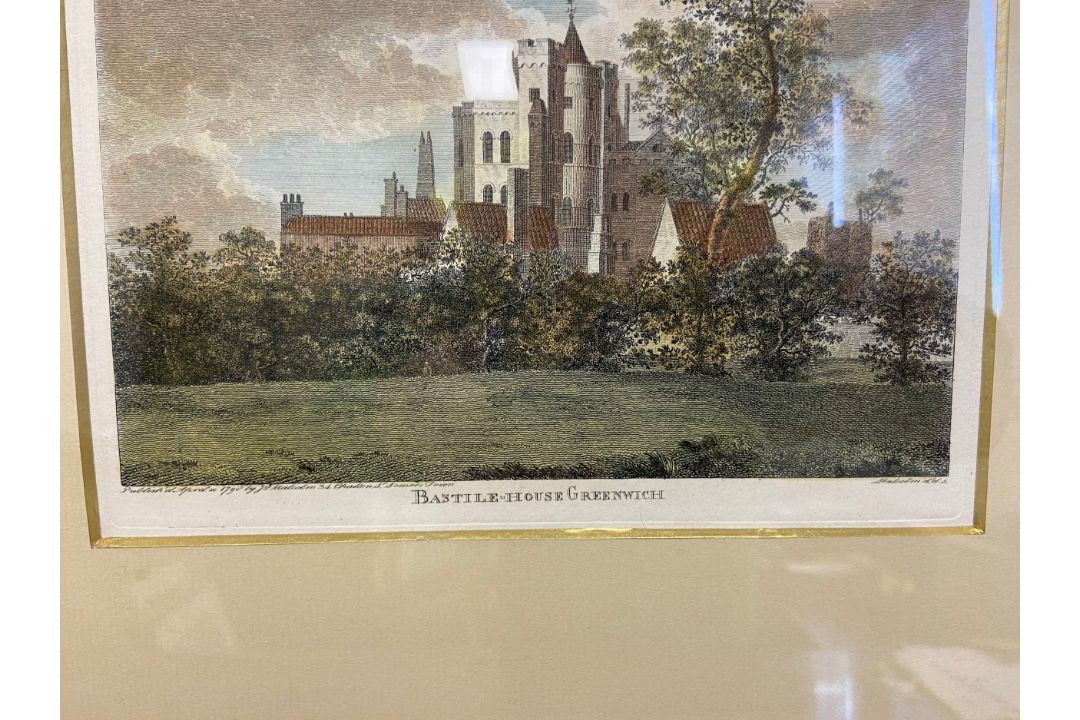 A collection of four 18th and 19th century engravings; Greenwich interest to include J & W Robins, - Image 3 of 6