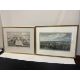 Two 18th century engravings, Greenwich interest, H Hulsbergh and J C Stadler, framed and glazed. - Image 1 of 5