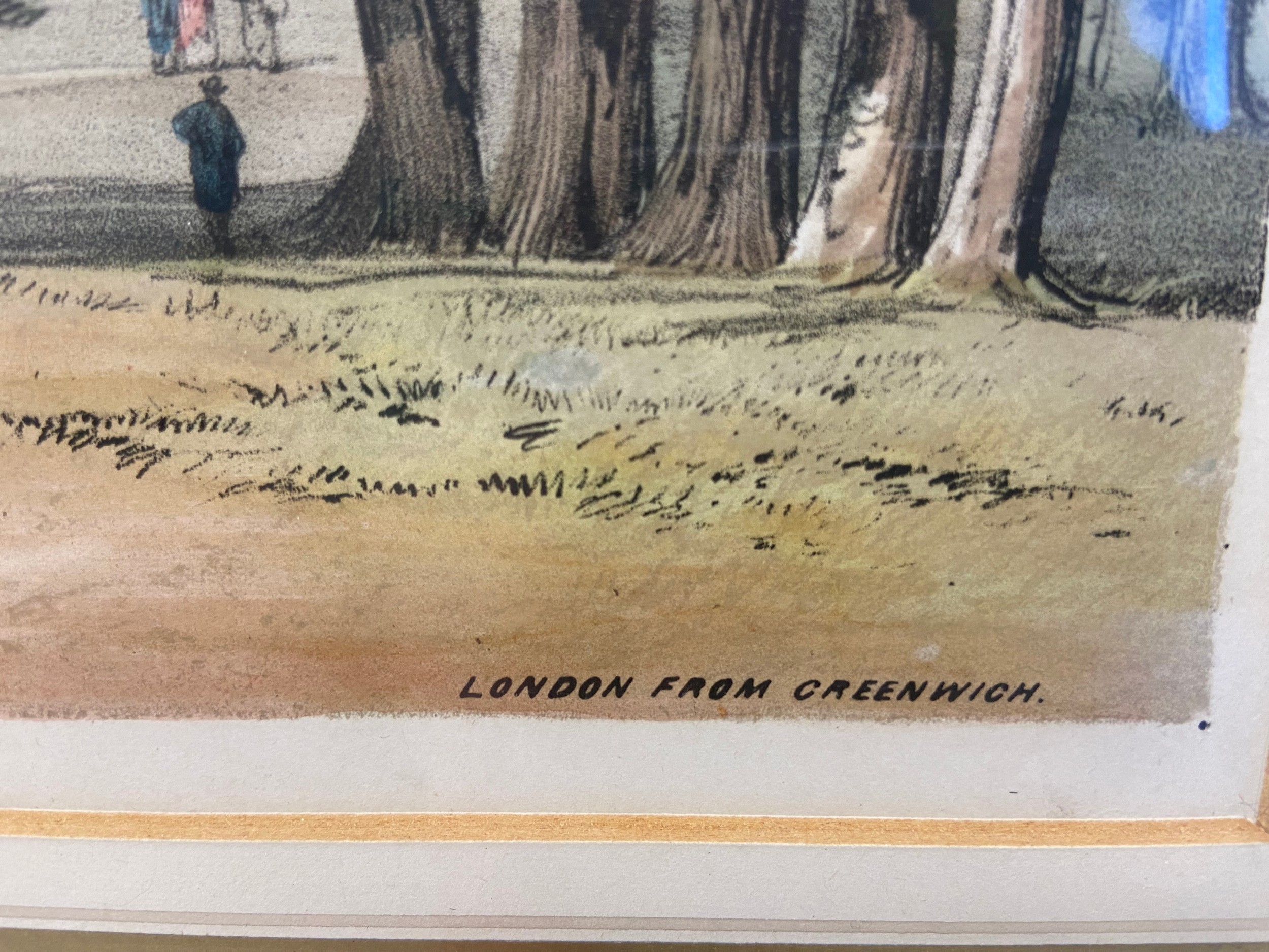 Three 18th and 19th century engravings of Greenwich interest to include London from Greenwich - Image 4 of 5