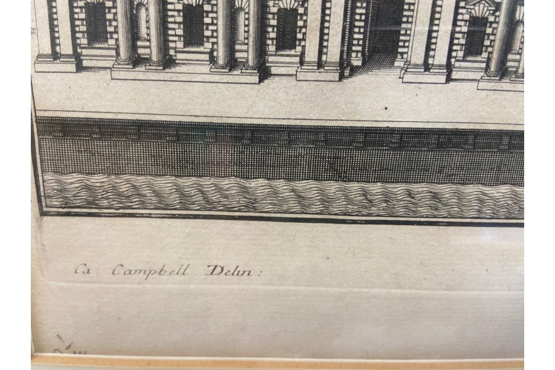 Two 18th century engravings, Greenwich interest, H Hulsbergh and J C Stadler, framed and glazed. - Image 3 of 5