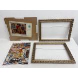 A framed 1970's Blue Peter photograph signed by Valerie Singleton, John Noakes and Peter Purves; a