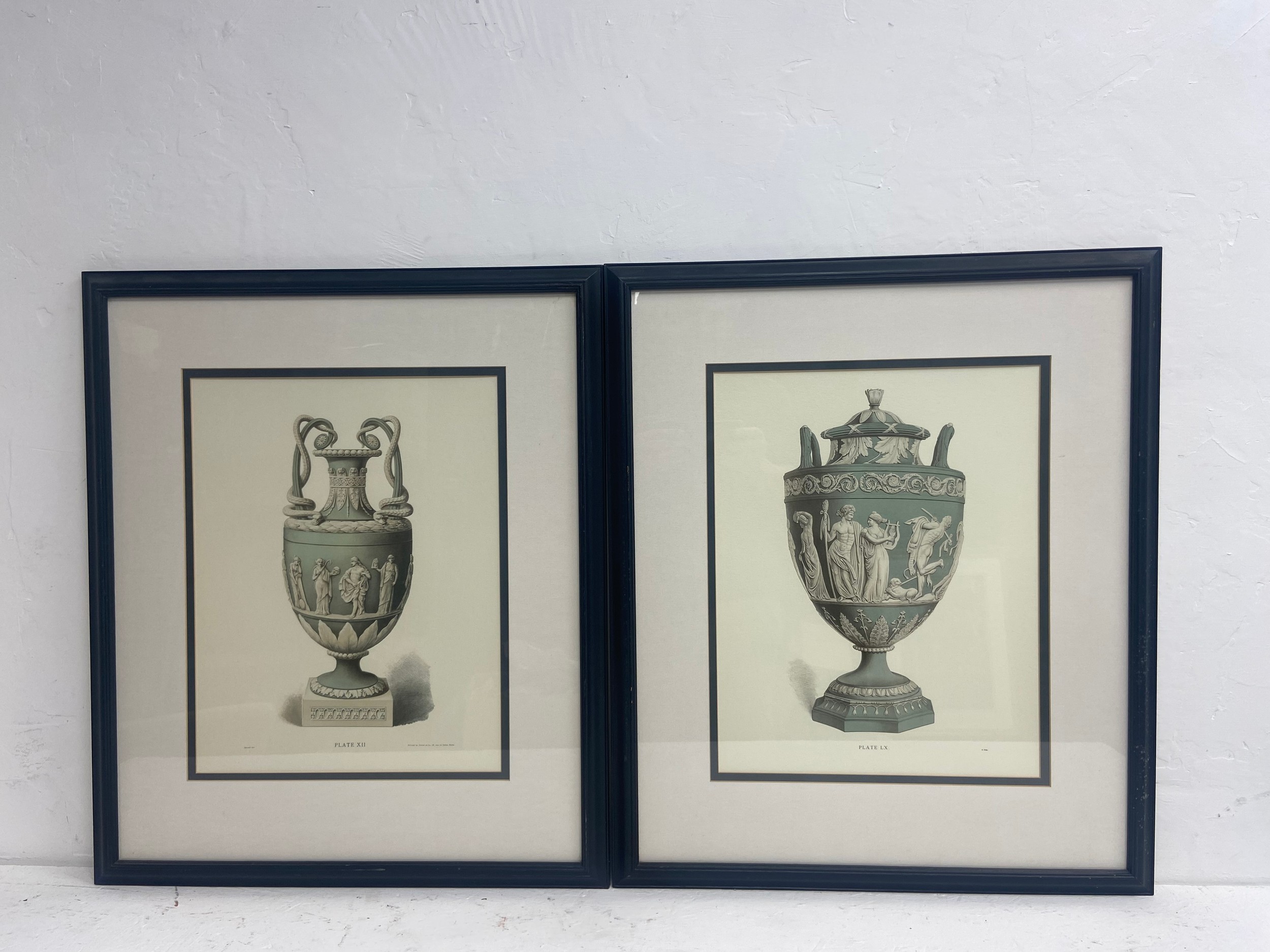 A pair of Georgian style classical design prints and a smaller similar pair, framed and glazed. - Image 3 of 3
