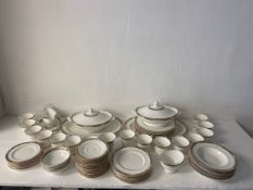 An extensive Royal Doulton bone china dinner service from the Forsyth series.