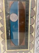 George Holt (1924-2005), mixed media and collage abstract composition, framed and glazed. 61x59cm.