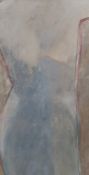 A large oil on board, female torso, signed and dated Clare Shepherd to the reverse. 112 x 49cm