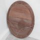 A late 19th century oval wall mirror in giltwood and foliate gesso frame. 92 x 65cm - Image 3 of 3