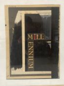 George Holt (1924-2005), mixed media and collage, Hello to the New Millennium, signed to the