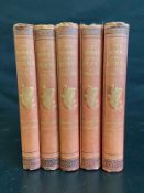 The Works of Robert Burns in five volumes, edited by Charles Annandale, first edition, Blackie & Son