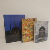 Three books to include The Mosque, King of the World and Sinan. H.42 W.31cm