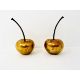 A pair of decorative composite cherries in a gold lacquered finish. H.46cm. - Image 5 of 11