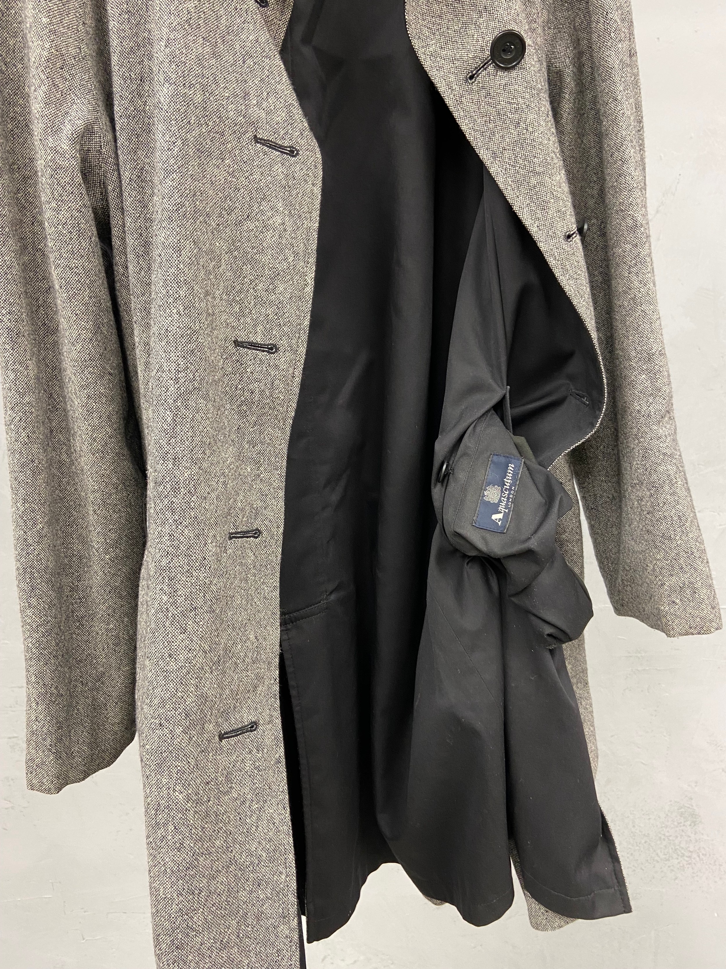 Three vintage ladies' wool and alpaca Aquascutum coats. H.125cm. (Largest) - Image 3 of 14