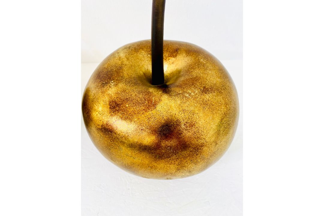 A pair of decorative composite cherries in a gold lacquered finish. H.46cm. - Image 11 of 11