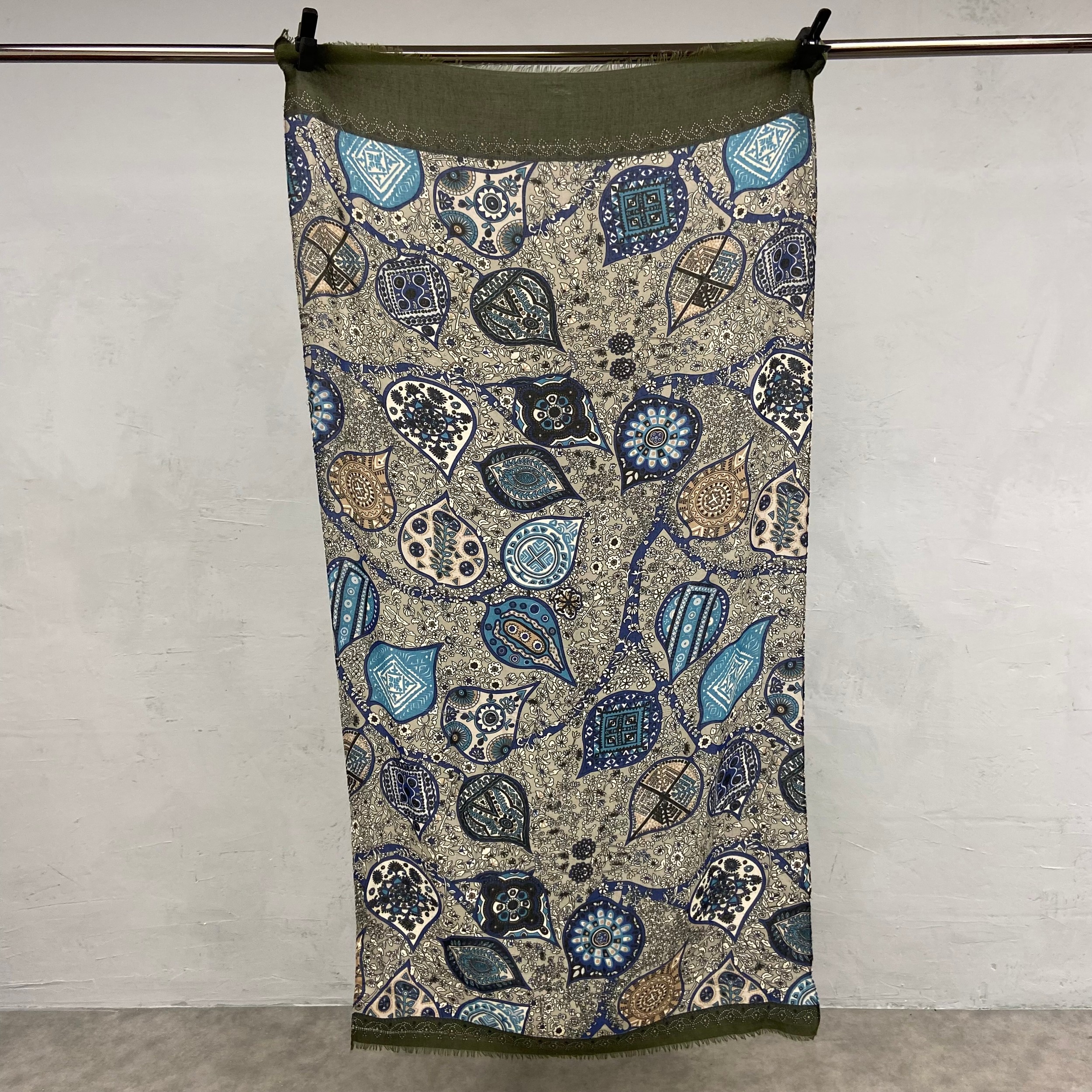 Three vintage silk, wool and cotton Liberty scarves with maker's labels together with four others. - Image 9 of 12