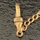 A 1920s 10ct yellow metal fob chain and pendant with impressed Fogel marks. Weight: 5.77g - Image 3 of 4