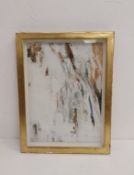 Paul Feiler (1918-2013), an original 1950s oil and mixed media painting titled '