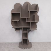 A contemporary 'Mathy' open bookcase in the form of a stylised tree by Christophe Boulin for Bols