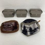 Three First Class British Airways 1924 limited edition amenity kits and two others by Anya