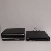 Two Sony CD/DVD Recorder/Players with 160GB hard drives. (No power cables) together with a Samsung