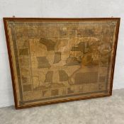 A large 19th century pre Mexican war 'Map of the American Republic' by J.H. Young, engraved by J. H.