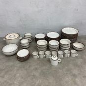 A Dansk Designs stoneware dinner service, to include fourteen dinner plates etc., marked to the