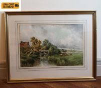 Louis van Staaten AKA Norris Fowler Willatt (1859-1924), a late 19th/early 20th century watercolour,
