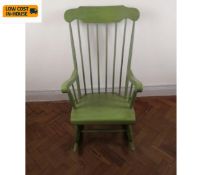 A painted 19th century American style rocking chair.