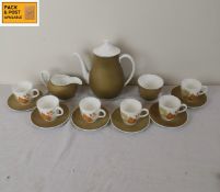A Wedgwood Lynton tea set. H.21cm. (Tallest).