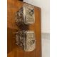 A RARE PAIR OF WILLIAM IV STERLING SILVER CHINOISERIE TEA CADDIES C. 1831, MICHAEL STARKEY - Image 37 of 40