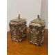 A RARE PAIR OF WILLIAM IV STERLING SILVER CHINOISERIE TEA CADDIES C. 1831, MICHAEL STARKEY - Image 29 of 40