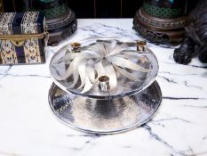 A STERLING SILVER CENTREPIECE, LONDON, 1976