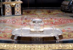 A GEORGE V PERIOD STERLING SILVER INKSTAND C. 1934