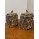 A RARE PAIR OF WILLIAM IV STERLING SILVER CHINOISERIE TEA CADDIES C. 1831, MICHAEL STARKEY - Image 12 of 40