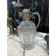 A FINE 19TH CENTURY STERLING SILVER AND CUT GLASS CLARET JUG C.1887, SHEFFIELD - Image 4 of 9