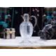 A FINE 19TH CENTURY STERLING SILVER AND CUT GLASS CLARET JUG C.1887, SHEFFIELD - Image 1 of 9